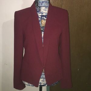 Loft burgundy blazer jacket